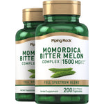 Momordica Bitter Melon, 1500 mg (per serving), 200 Quick Release Capsules, 2  Bottles