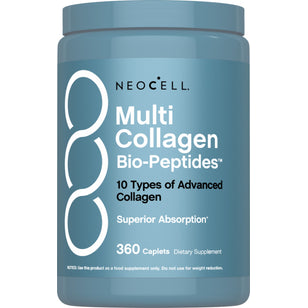 Multi Collagen Bio-Peptides Protein, 6000 mg, 360 Caplets