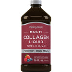 Multi Collagen Liquid (Delicious Mixed Fruit), 1100 mg (per serving), 16 fl oz (473 mL) Bottle