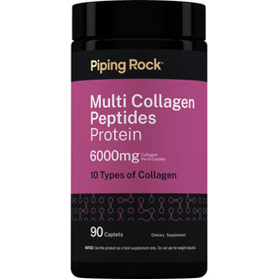 Multi Collagen Peptides Protein, 6000 mg, 90 Caplets