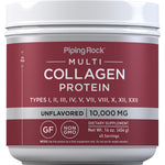 Multi Collagen Protein Powder, Unflavored, 16 oz, 10,000 MG, Types I, II, III, IV, V, VII, VIII, X, XII, XXII, 45 Servings.