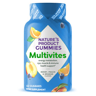 Multivites (Berry, Peach & Orange), 62 Gummies