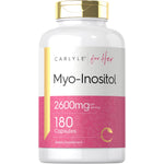 Carlyle for Her Myo-Inositol supplement with 2600 mg per serving, available as 180 capsules.