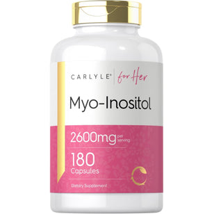 Myo-Inositol, 2600 mg (per serving), 180 Quick Release Capsules