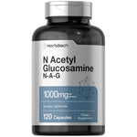 Horbäach N Acetyl Glucosamine N-A-G 1000mg per serving, non-gmo and gluten free, 120 Capsules; Dietary Supplement.