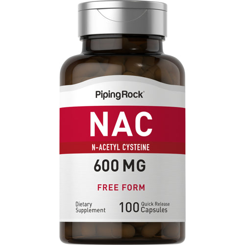 N-Acetyl Cysteine (NAC), 600 mg, 100 Quick Release Capsules
