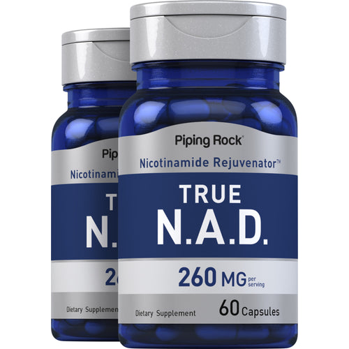 NAD, 260 mg (per serving), 60 Quick Release Capsules, 2  Bottles
