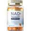 NAD+ Advanced Gummies with 60 vegan peach-flavored gummies in a bottle.