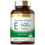 Natural Vitamin E, 400 IU (per serving), 250 Quick Release Softgels