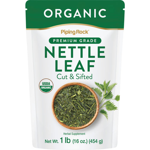 Nettle Leaf Cut & Sifted (Organic), 1 lb (454 g) Bag