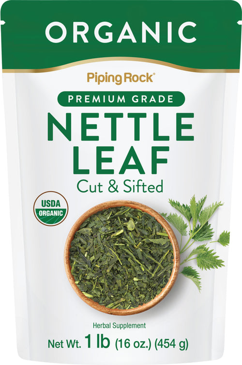 Nettle Leaf Cut & Sifted (Organic), 1 lb (454 g) Bag