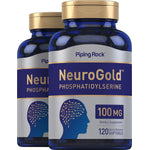 NeuroGold Phosphatidylserine, 100 mg, 120 Quick Release Softgels, 2  Bottles