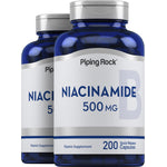Niacinamide B-3, 500 mg, 200 Quick Release Capsules, 2  Bottles