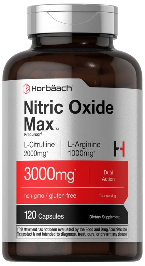 Nitric Oxide, 3000 mg, 120 Capsules