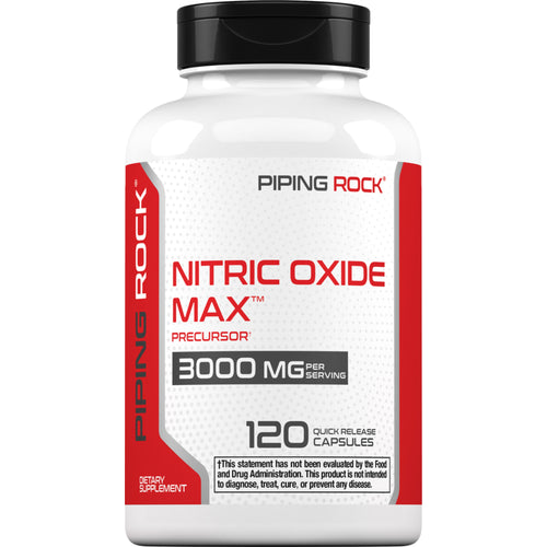 Nitric Oxide Max, 3000 mg (per serving), 120 Quick Release Capsules