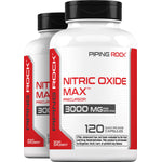 Nitric Oxide Max, 3000 mg (per serving), 120 Quick Release Capsules, 2  Bottles