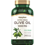 Extra Virgin Olive Oil 1000 MG with 240 quick release softgels.