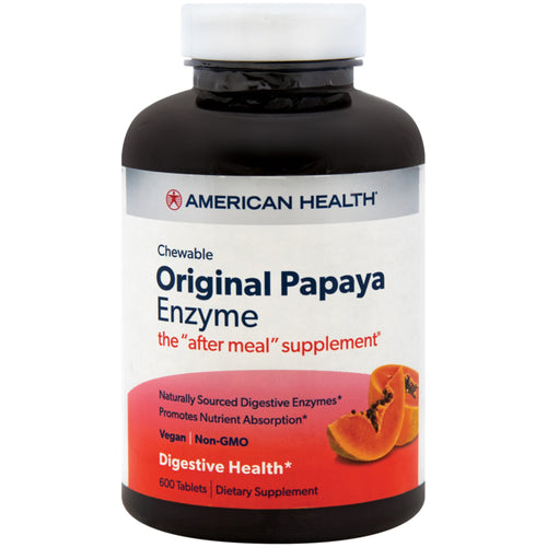 Original Papaya Enzyme Chewable, 600 Chewable Tablets