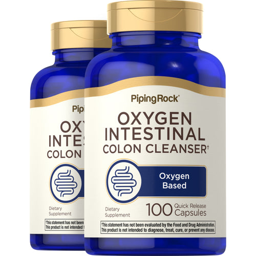 Oxy-Tone Oxygen Intestinal Cleanser, 100 Quick Release Capsules, 2  Bottles