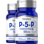 P-5-P (Pyridoxal 5-Phosphate) Coenzymated Vitamin B-6, 50 mg, 200 Tablets, 2  Bottles