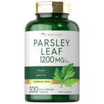 Carlyle Parsley Leaf 1200 mg, 300 capsules for quick release.