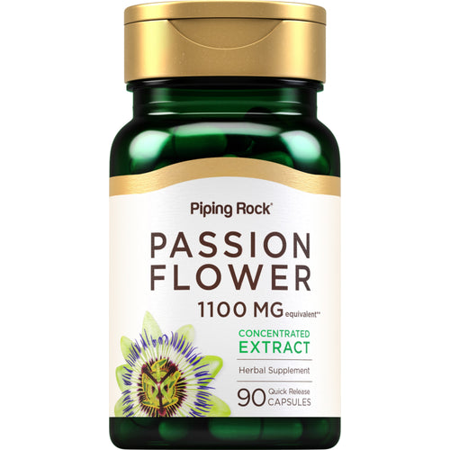 Passion Flower, 1100 mg, 90 Quick Release Capsules