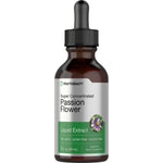 Horbäach Super Concentrated Passion Flower Liquid Extract, 2 fl. oz. (59 mL), non-GMO, gluten-free, and alcohol-free.