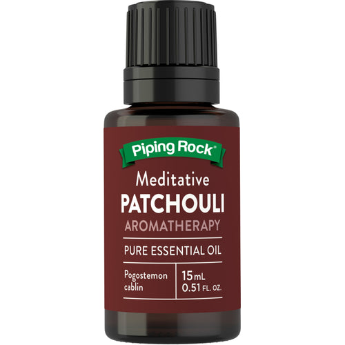Patchouli Pure Essential Oil, 1/2 fl oz (15 mL) Dropper Bottle