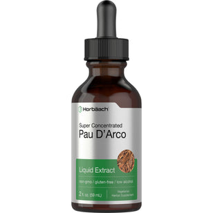 Pau D'Arco Liquid Extract, 2 fl oz (59 mL) Dropper Bottle