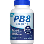 Supplement Facts panel for PB8 Probiotic 14 Billion CFU with 120 Capsules.