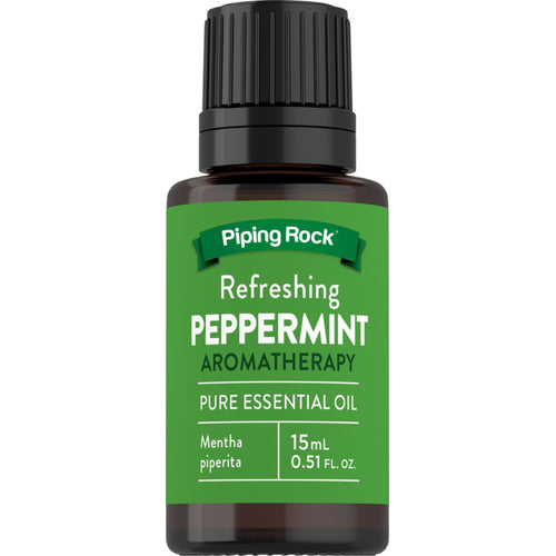 Peppermint Pure Essential Oil, 1/2 fl oz (15 mL) Dropper Bottle