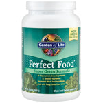 Garden of Life Perfect Food Super Green Formula, 21.16 oz (600 g), whole food dietary supplement powder.