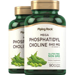 Phosphatidyl Choline, 840 mg (per serving), 90 Quick Release Softgels, 2  Bottles