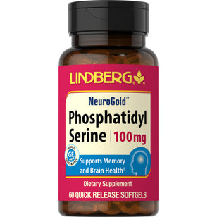 Phosphatidylserine (PS), 100 mg, 60 Quick Release Softgels