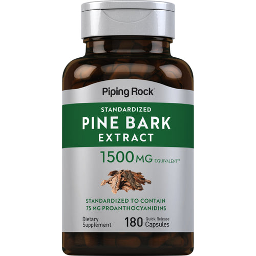 Pine Bark Extract, 1500 mg, 180 Quick Release Capsules