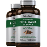 Pine Bark  Extract, 6000 mg, 180 Quick Release Capsules, 2  Bottles
