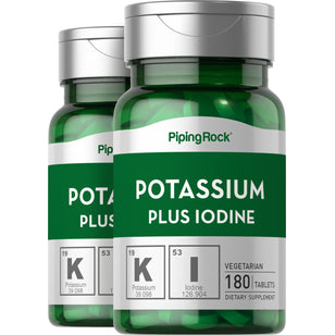 Potassium Plus Iodine, 180 Tablets, 2  Bottles