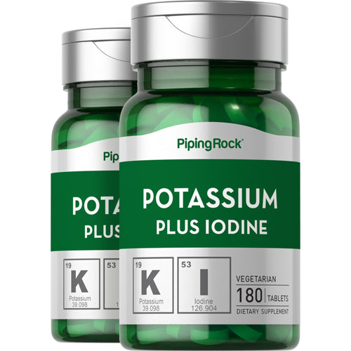 Potassium Plus Iodine, 180 Tablets, 2  Bottles