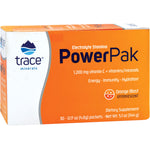 Trace Minerals Electrolyte Stamina PowerPak, Orange Blast supplement, 30 packets, 5.1 oz (144 g), effervescent formula.