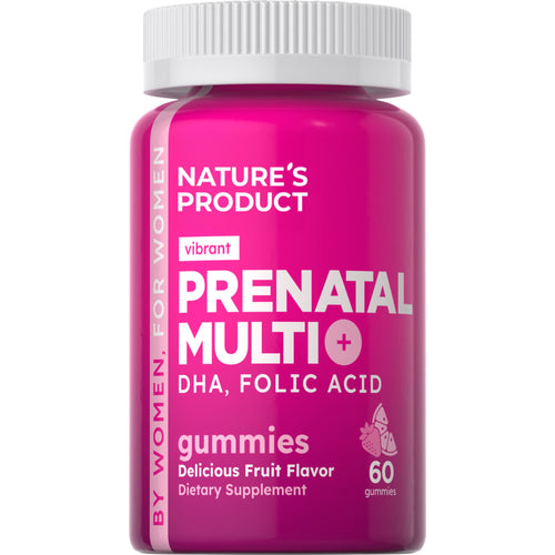 Prenatal Multivitamin with DHA & Folic Acid (Delicious Fruit), 60 Gummies