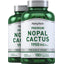 Nopal Cactus Prickly Pear supplement with 1950 mg per serving, containing 180 quick-release capsules.