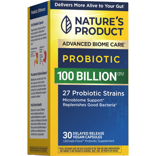 Probiotic, 100 Billion CFU, 30 Delayed Release Vegan Caps