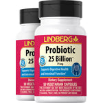 Probiotic 25 Billion, 50 Vegetarian Capsules, 2  Bottles