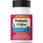 Probiotic 25 Billion 71 mg, 50 Vegetarian Capsules. Supports digestive health and intestinal function effectively.