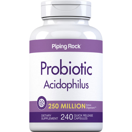 Probiotic Acidophilus 250 Million Organisms, 240 Quick Release Capsules