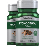 Pycnogenol, 50 mg, 60 Quick Release Capsules, 2  Bottles