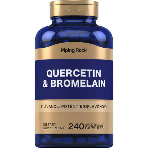Quercetin Plus Bromelain, 360 mg (per serving), 240 Quick Release Capsules