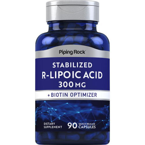 R-Fraction Alpha Lipoic Acid (Stabilized), 300 mg, 90 Quick Release Capsules