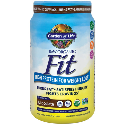 Raw Organic Fit Powder (Chocolate), 32.09 oz (930 g) Bottle