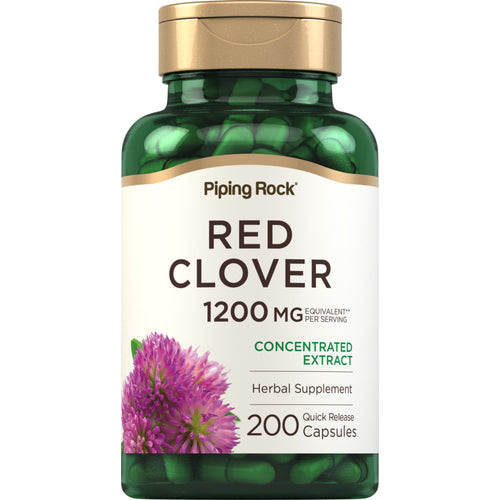 Red Clover, 1200 mg (per serving), 200 Quick Release Capsules